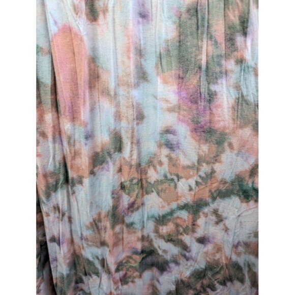 SO Maxi‎ Dress Size XXL Boho Hippie Peasant Summer Tie Dye Fairy Beach Vacation - Picture 4 of 9